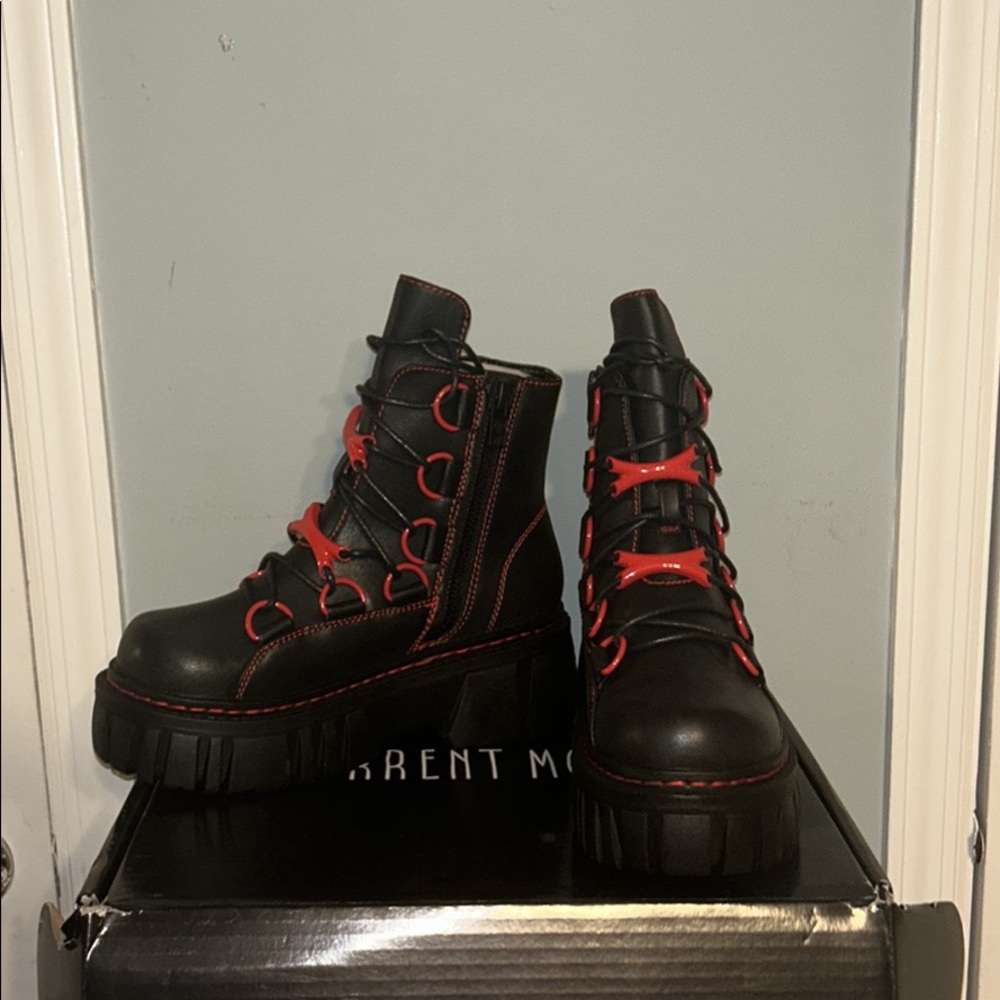 Fire Dark Dominion Combat Boots- dolls kill
